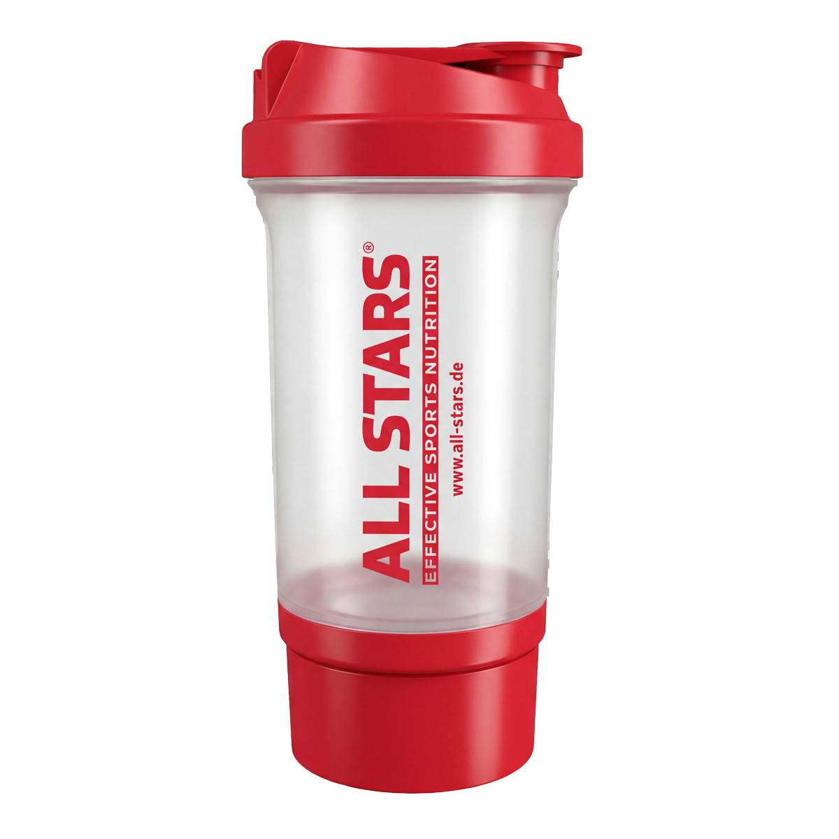Proteinshaker mit Tablettenbox

