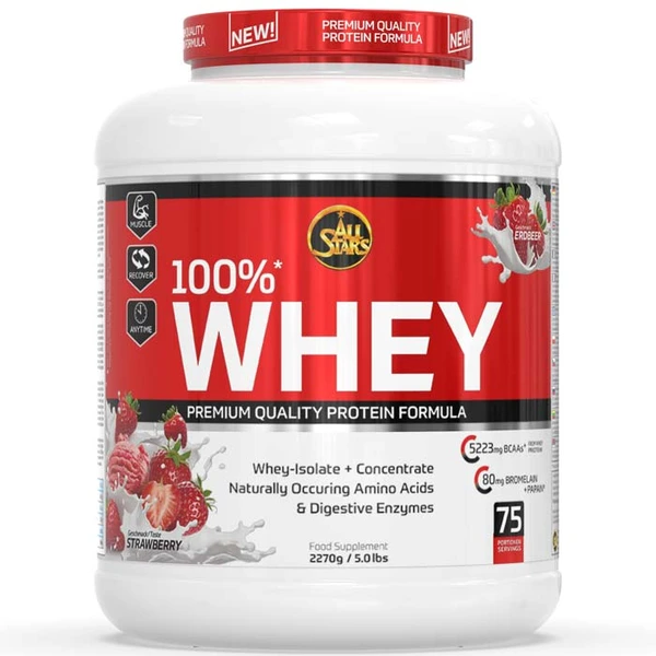 All Stars ALL STARS 100% WHEY PROTEIN 2270g  Jahoda