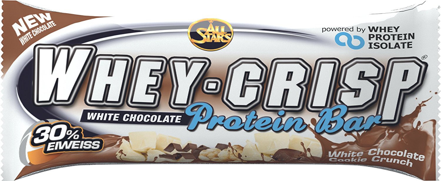 All Stars ALL STARS WHEY-CRISP PROTEIN BAR 50g Bílá čokoláda - cookie